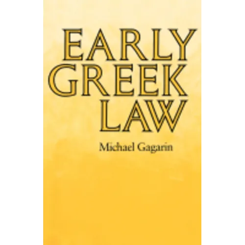 Early Greek Law - Paperback