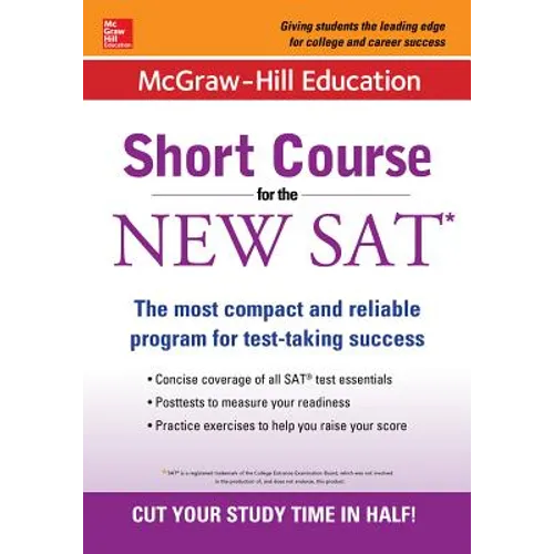 McGraw-Hill Education: Short Course for the New SAT - Paperback