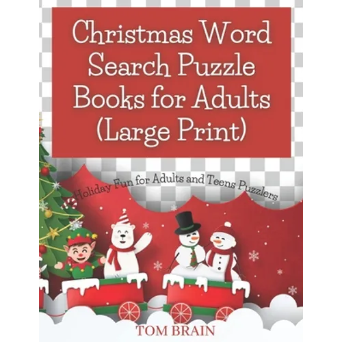 Christmas Word Search Puzzle Books for Adults (Large Print): Holiday Fun for Adults and Teens Puzzlers - Paperback