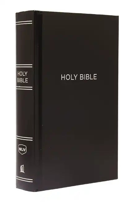 NKJV, Pew Bible, Large Print, Hardcover, Black, Red Letter Edition - Hardcover