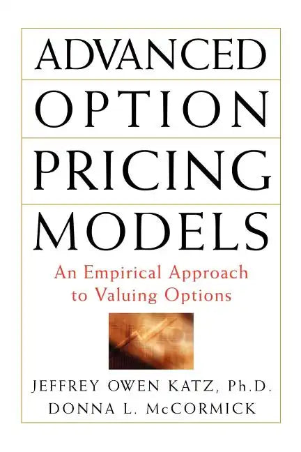 Advanced Option Pricing Models - Paperback