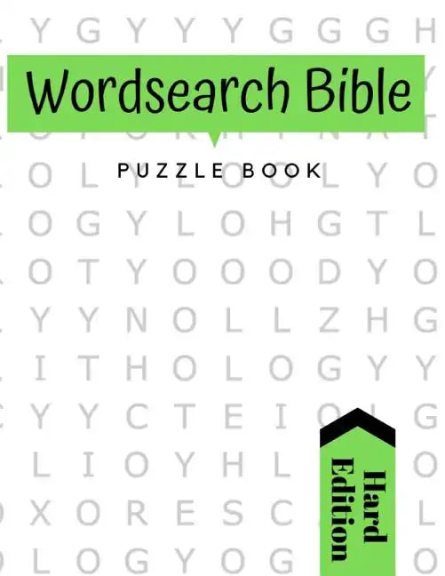 Word Search Bible Puzzle Book: Large Print: Featuring Bible Word Find Puzzles based on words fond in the Bible - Paperback