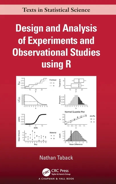 Design and Analysis of Experiments and Observational Studies Using R - Hardcover