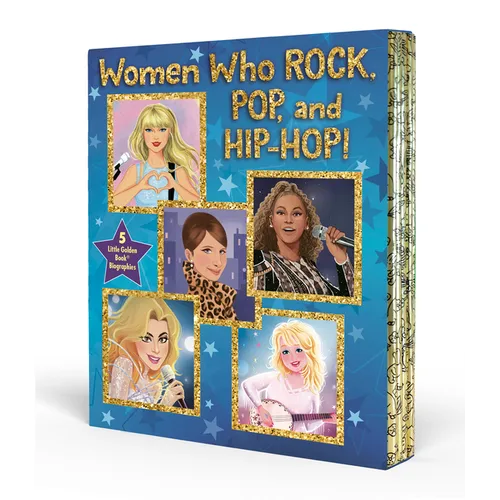 Women Who Rock, Pop, and Hip-Hop!: A Little Golden Book Biography Boxed Set - Hardcover