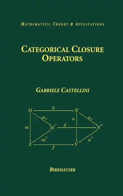 Categorical Closure Operators - Hardcover
