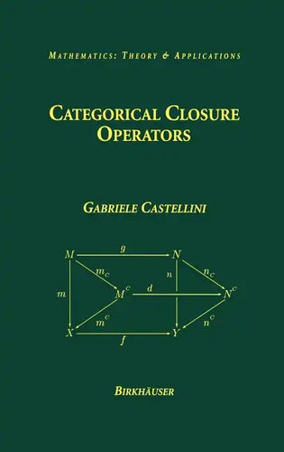 Categorical Closure Operators - Hardcover