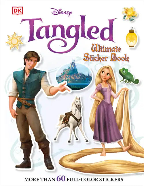 Ultimate Sticker Book: Tangled: More Than 60 Reusable Full-Color Stickers - Paperback