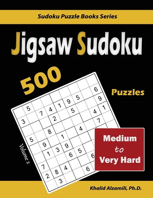 Jigsaw Sudoku: 500 Medium to Very Hard - Paperback