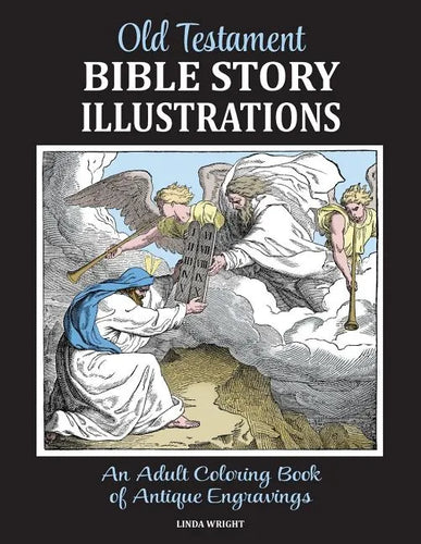 Old Testament Bible Story Illustrations: An Adult Coloring Book of Antique Engravings - Paperback