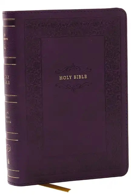 KJV Holy Bible: Compact with 43,000 Cross References, Purple Leathersoft, Red Letter, Comfort Print: King James Version - Imitation Leather