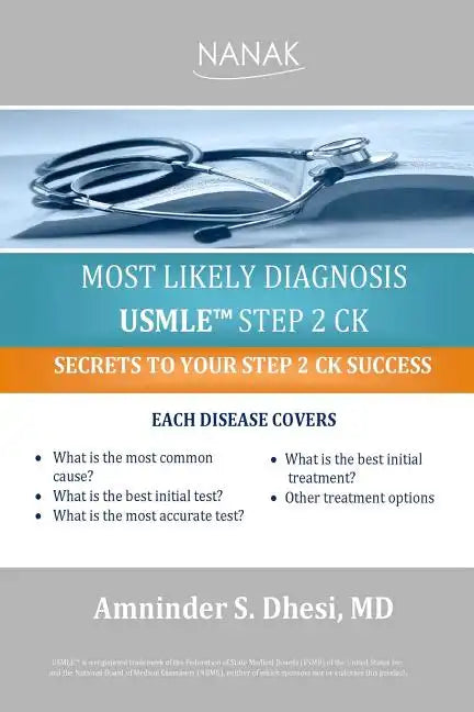 Most Likely Diagnosis USMLE Step 2 CK - Paperback