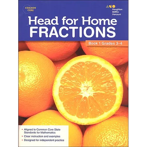 Head For Home Math Skills: Fractions, Book 1 - Paperback