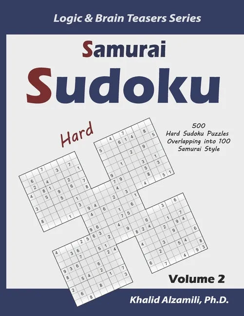 Samurai Sudoku: 500 Hard Sudoku Puzzles Overlapping into 100 Samurai Style - Paperback
