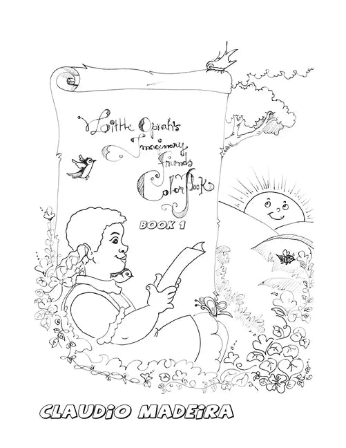 Little Oprah's Imaginary Friends Coloring Book - Paperback
