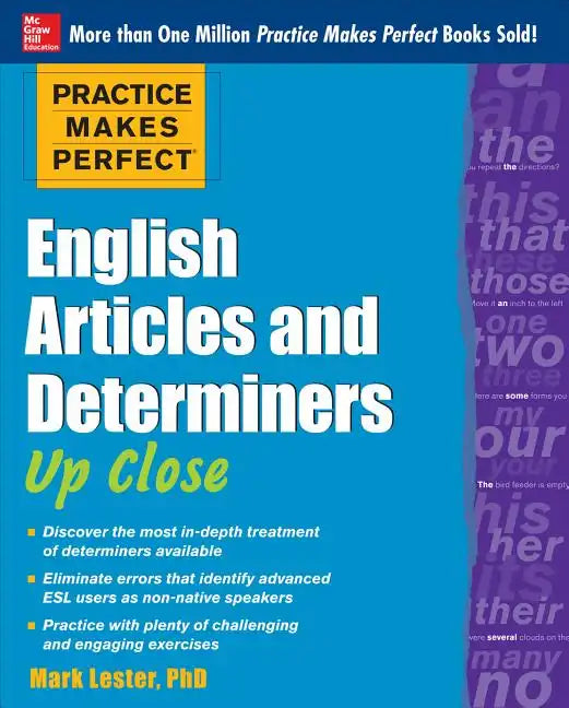 Practice Makes Perfect English Articles and Determiners Up Close - Paperback