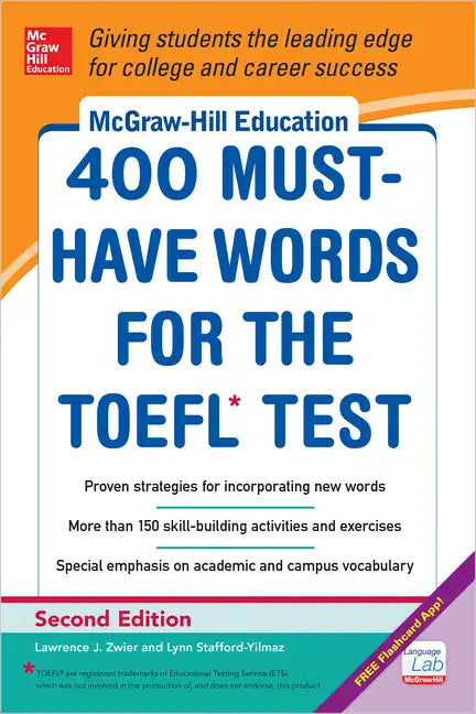 McGraw-Hill Education 400 Must-Have Words for the Toefl, 2nd Edition - Paperback
