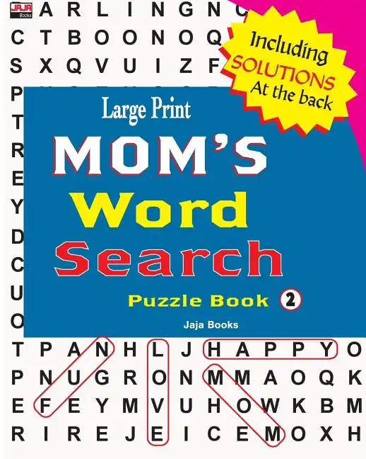 Large Print MOM'S Word Search Puzzle Book, Vol. 2 - Paperback