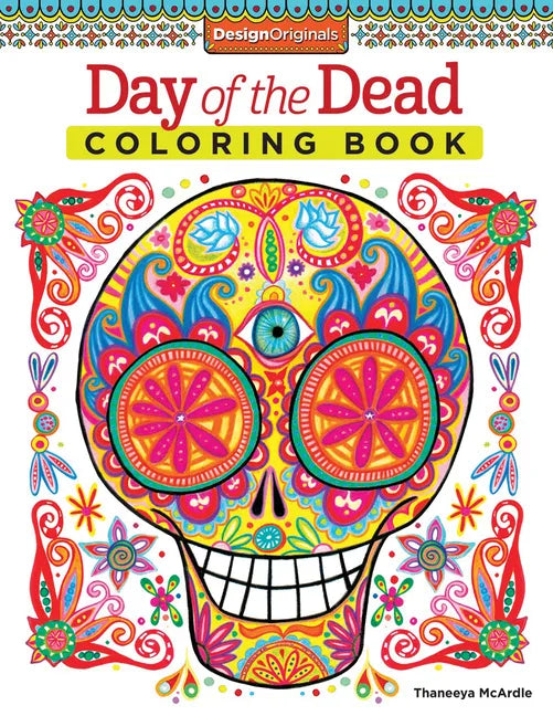 Day of the Dead Coloring Book - Paperback
