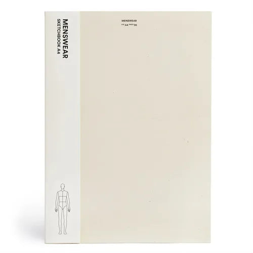 Fashionary Menswear Sketchbook A4 - Hardcover