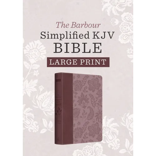 Barbour Simplified Kjv--Large Print [Plum & Paisley] - Imitation Leather