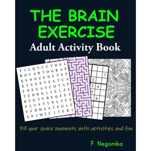 THE BRAIN EXERCISE Adult Activity Book - Paperback