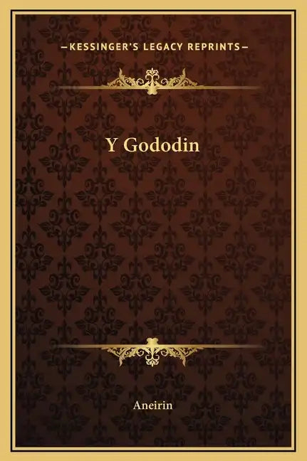 Y Gododin - Hardcover