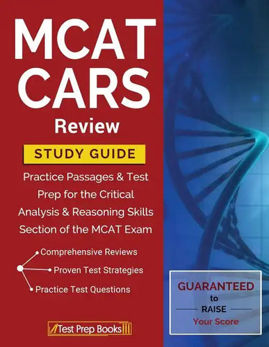 MCAT CARS Review Study Guide: Practice Passages & Test Prep for the Critical Analysis & Reasoning Skills Section of the MCAT Exam - Paperback