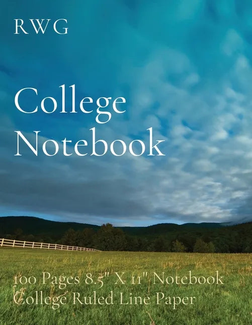 College Notebook: 100 Pages 8.5