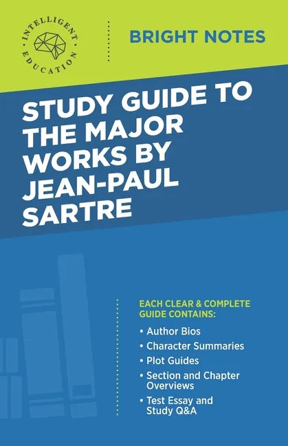 Study Guide to the Major Works by Jean-Paul Sartre - Paperback