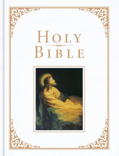 KJV Family Bible, White Imitation Leather Over Board: Holy Bible - Imitation Leather