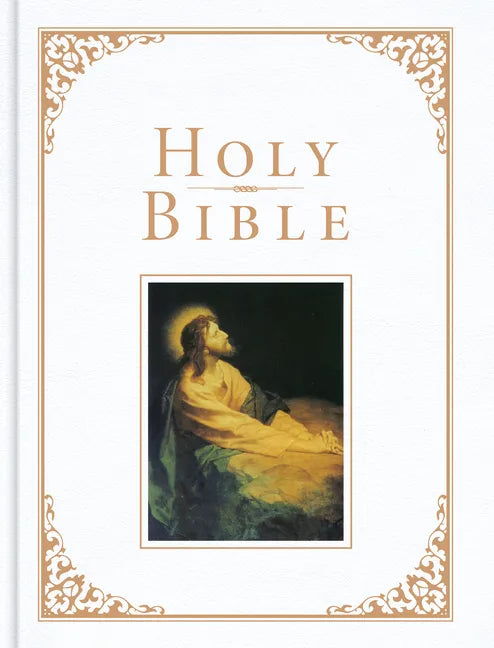 KJV Family Bible, White Imitation Leather Over Board: Holy Bible - Imitation Leather