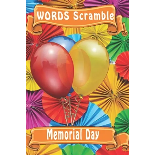 word scramble Memorial Day: Word scramble game is one of the fun word search games for kids to play at your next cool kids party - Paperback