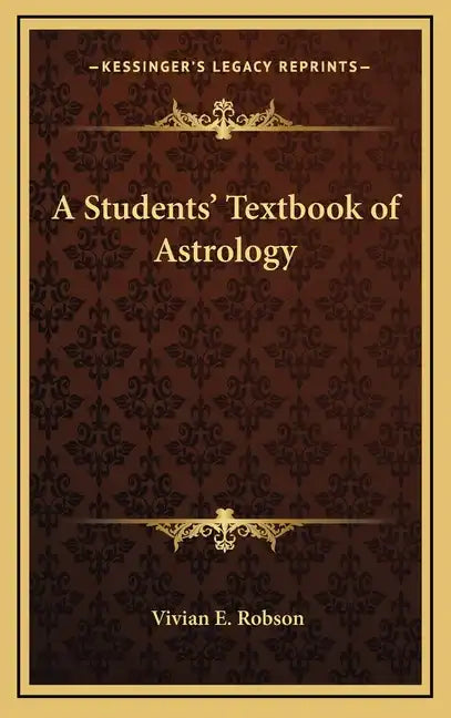 A Students' Textbook of Astrology - Hardcover