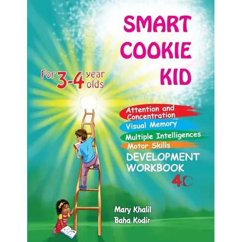 Smart Cookie Kid For 3-4 Year Olds Attention and Concentration Visual Memory Multiple Intelligences Motor Skills Book 4C - Paperback