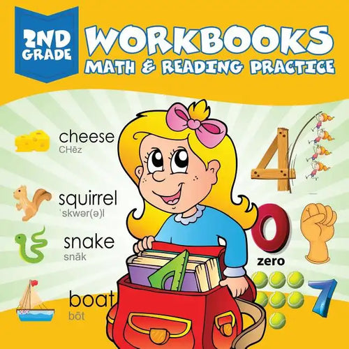 2nd Grade Workbooks: Math & Reading Practice - Paperback