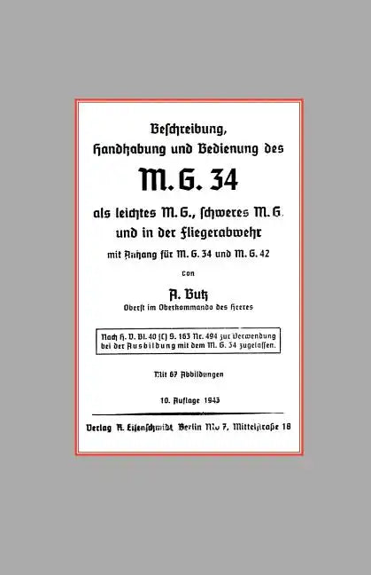 M.G.34 - Paperback