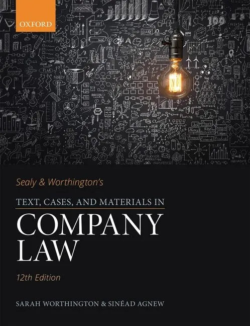 Sealy & Worthington's Text, Cases, and Materials in Company Law - Paperback
