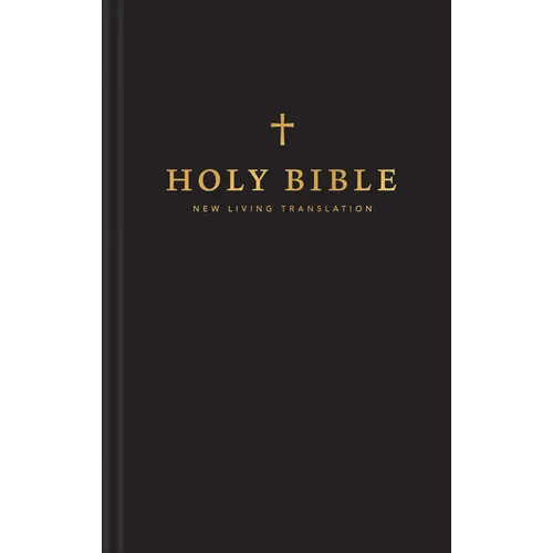 NLT Church Bible (Hardcover, Black) - Hardcover