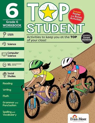 Top Student, Grade 6 Workbook - Paperback