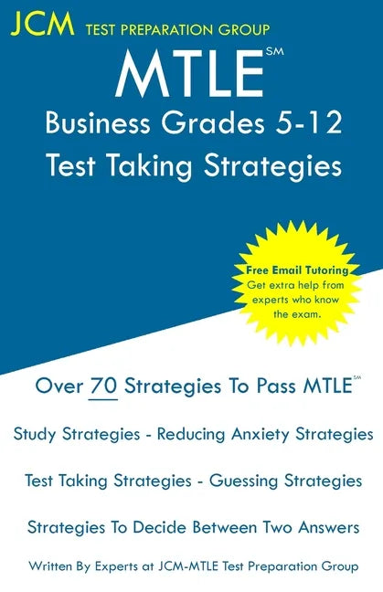MTLE Business Grades 5-12 - Test Taking Strategies - Paperback