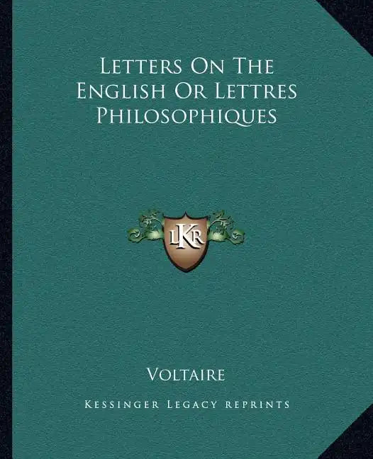 Letters on the English or Lettres Philosophiques - Paperback