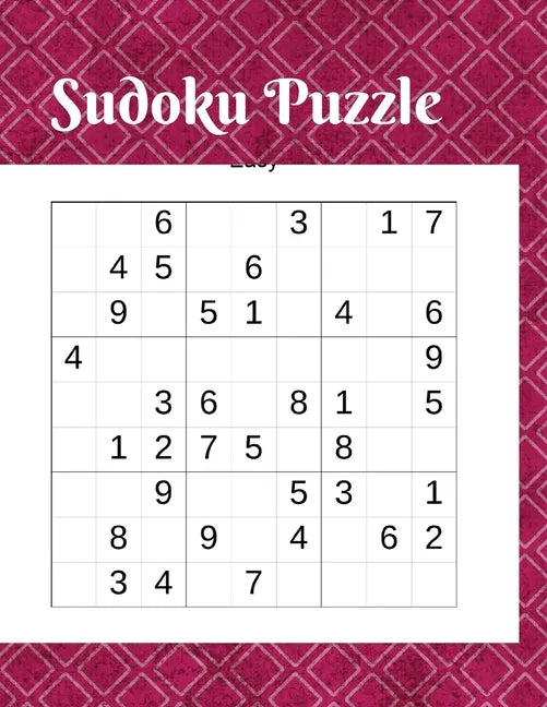 Suduko Puzzle: Book for Adults/teen with easy to hard levels. improve your game with these two challenging levels. Large print and solutions included - Paperback