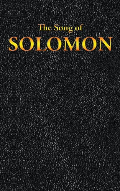 The Song of SOLOMON - Hardcover