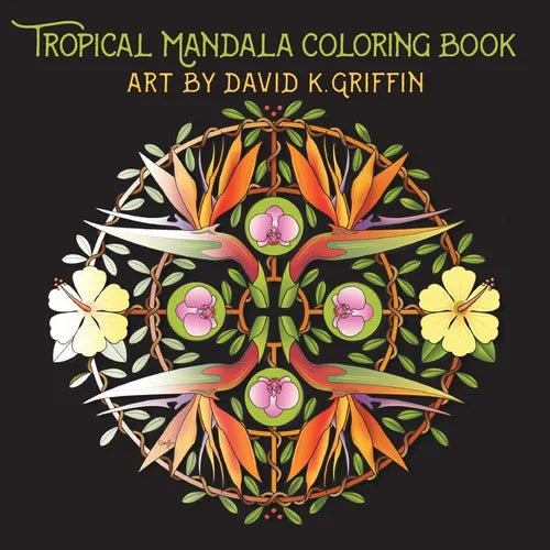 Tropical Mandala Coloring Book - Paperback