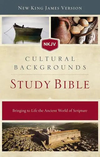 NKJV, Cultural Backgrounds Study Bible, Hardcover, Red Letter Edition: Bringing to Life the Ancient World of Scripture - Hardcover