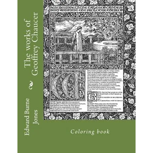 The works of Geoffrey Chaucer: Coloring book - Paperback