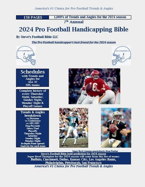 2024 Pro Football Handicapping Bible - Paperback