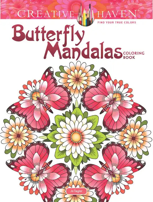Creative Haven Butterfly Mandalas Coloring Book - Paperback