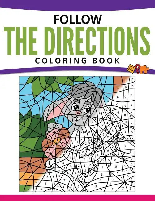 Follow The Directions Coloring Book - Paperback