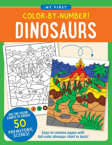 Color-By-Number! Dinosaurs - Novelty